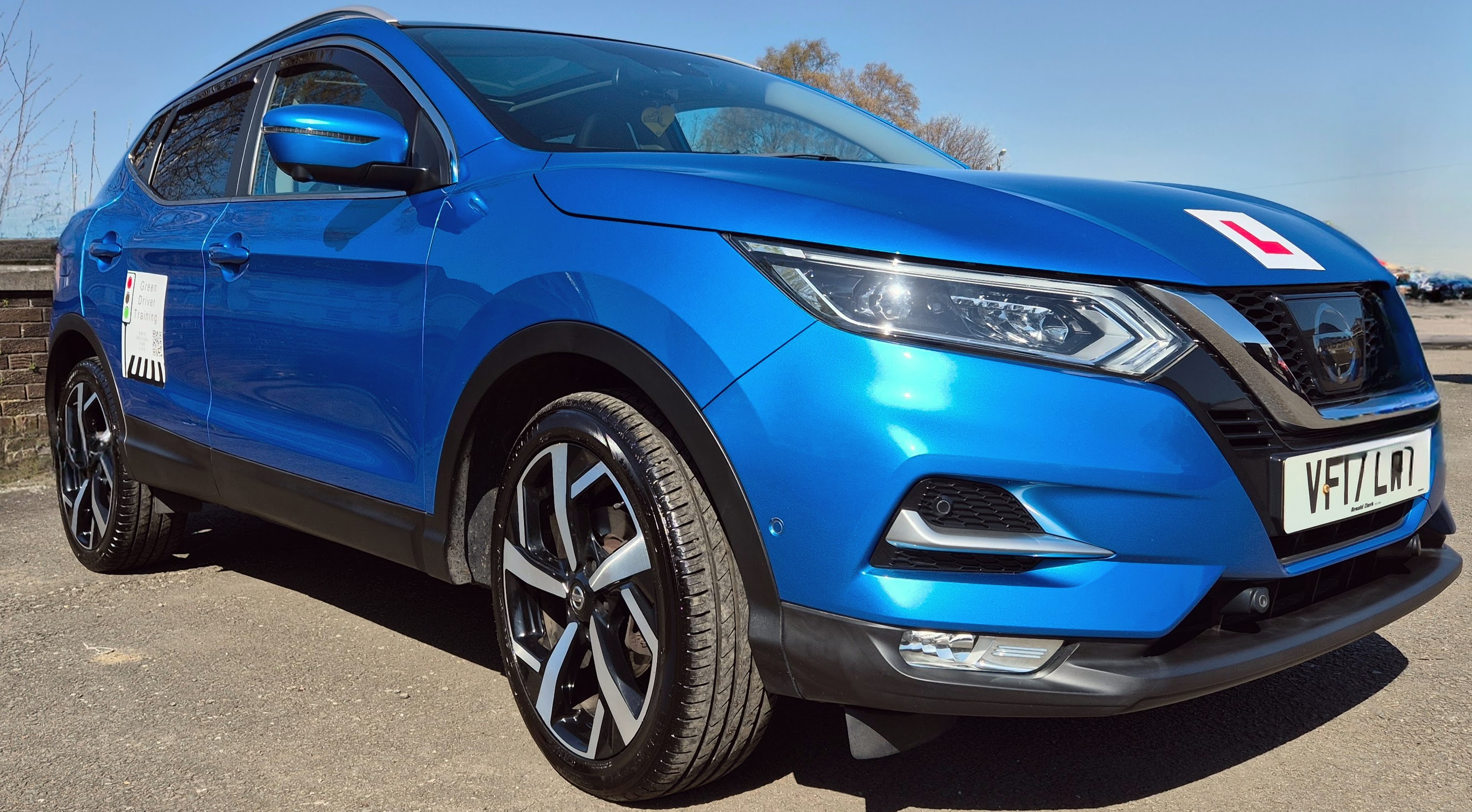 Green Driver Training Car